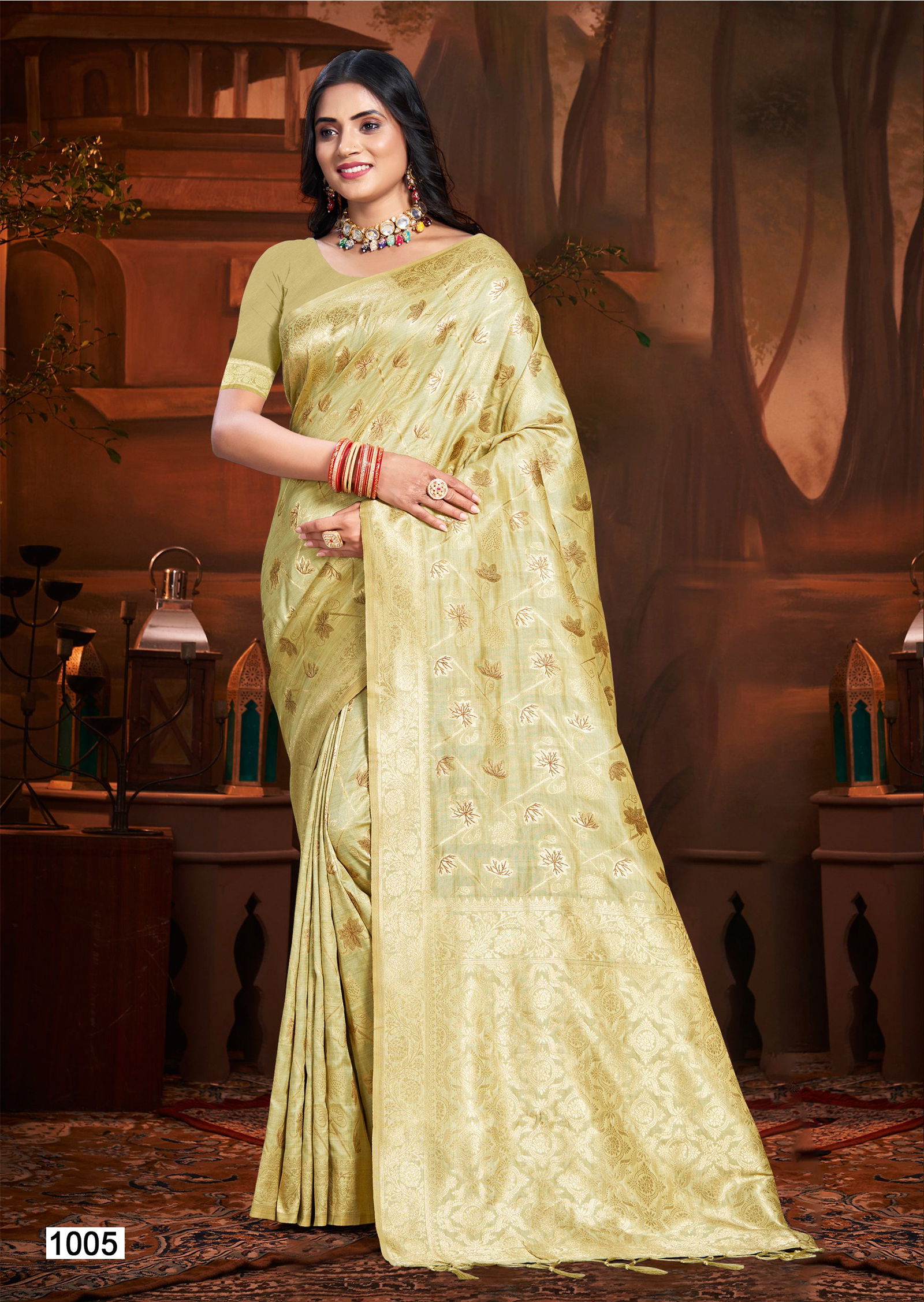 Anubhuti Silk Vol 2 By Bunawat Cotton Silk Designer Sarees Wholesale Market In Surat
